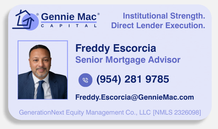 Freddy Escorcia business card