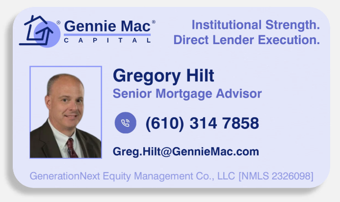 Gregory Hilt business card