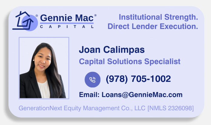 Joan business card