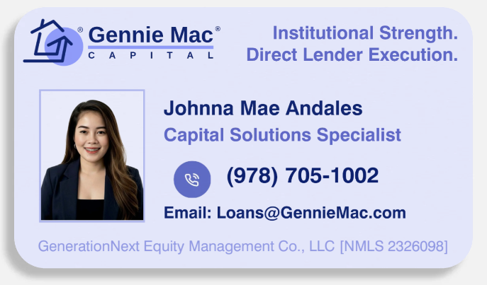 Johnna Mae Andales business card