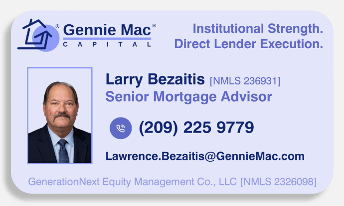 Larry Bezaitis business card