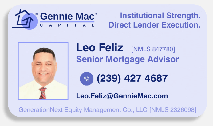 Leo Feliz business card