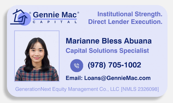 Marianne business card