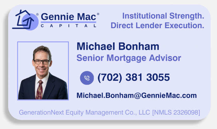 Michael Bonham business card