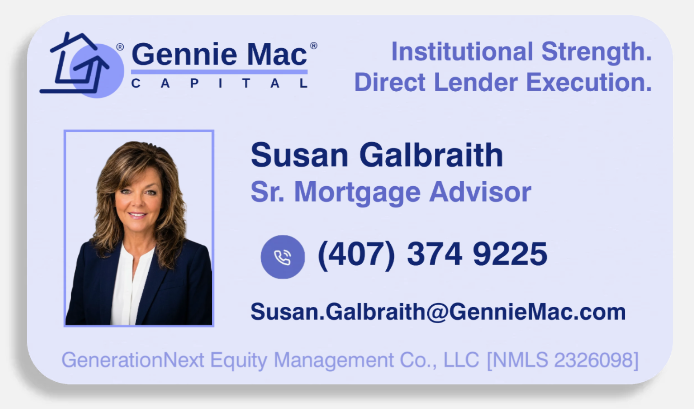 Susan Galbraith business card